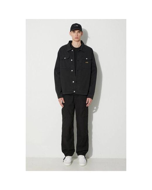 Stan Ray Trucker Jacket (Gevoerd) in het Black voor heren