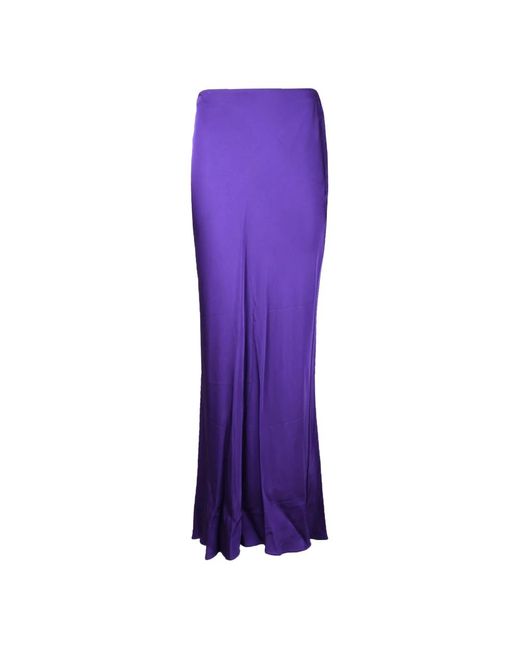 Gonna in viscosa di Patrizia Pepe in Purple