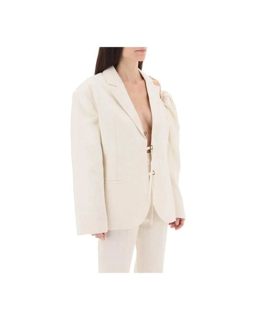 Jacquemus White Blazers