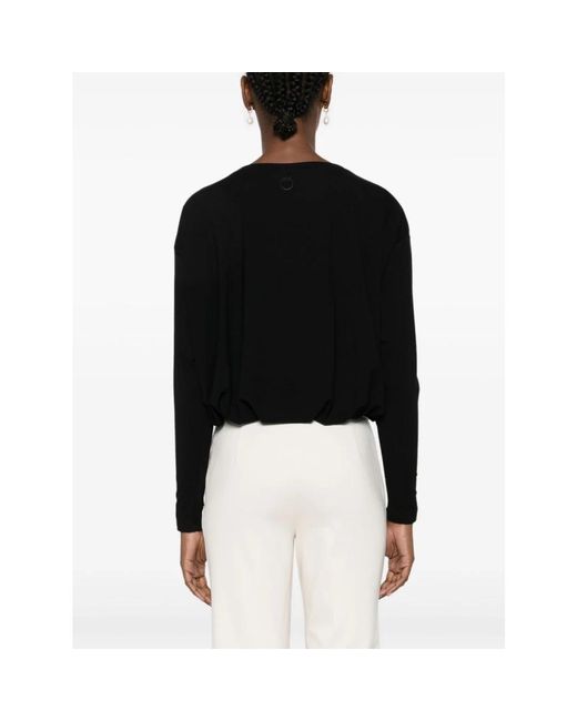 Pinko Black Long Sleeve T-Shirts