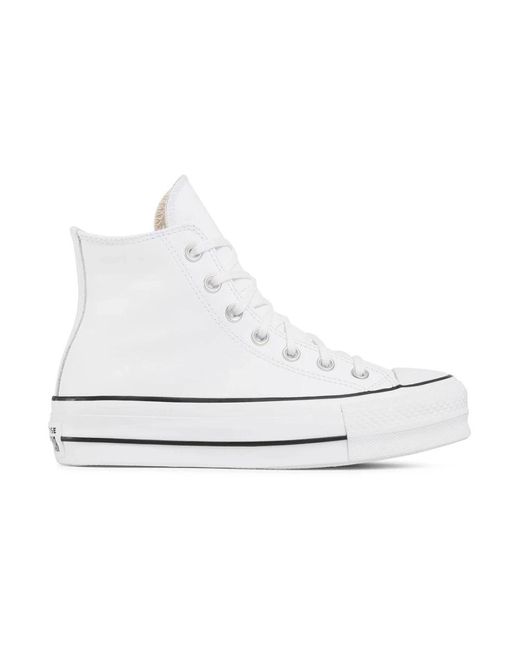 Converse White Stilvolle sneakers in weiß/schwarz/weiß