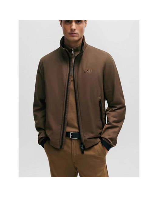 Boss Brown Light Jackets for men