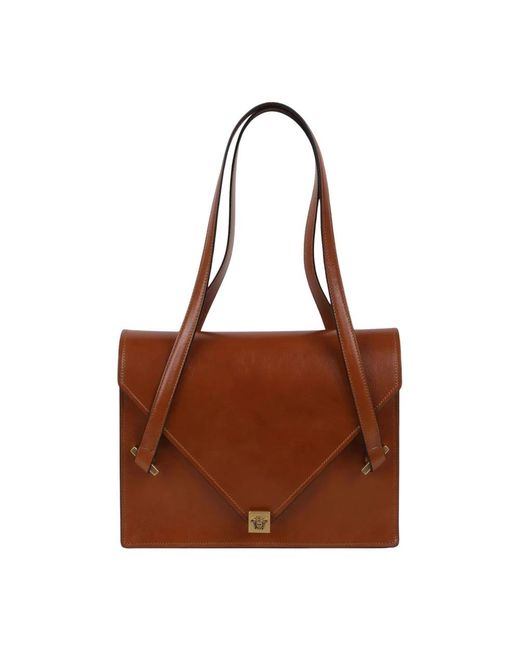 Versace Brown Shoulder Bags