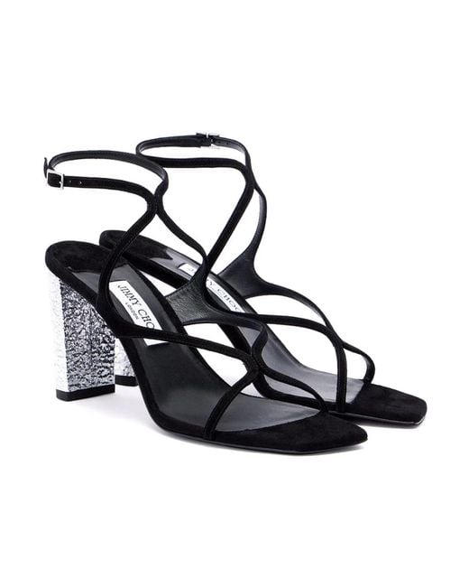 Jimmy Choo Black High Heel Sandals