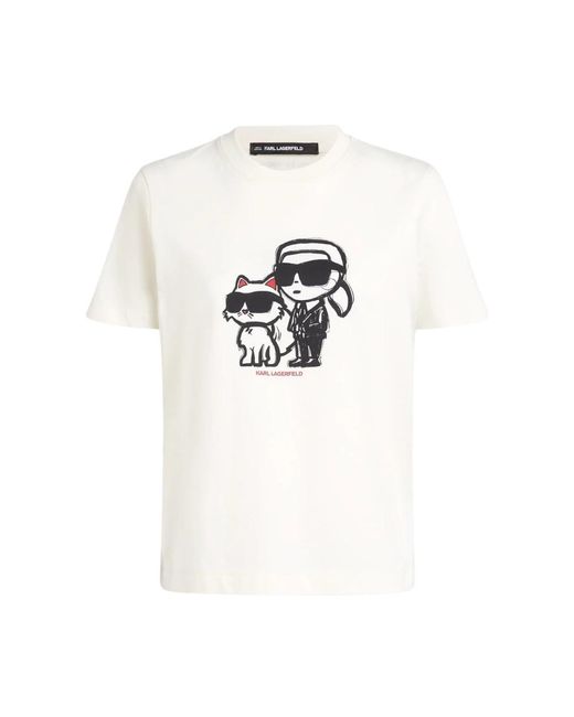 Karl Lagerfeld White T-Shirts