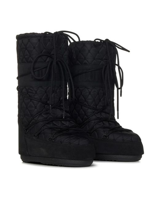 Moon Boot Black Winter Boots