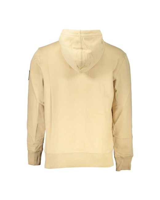 Hoodies di Calvin Klein in Natural da Uomo