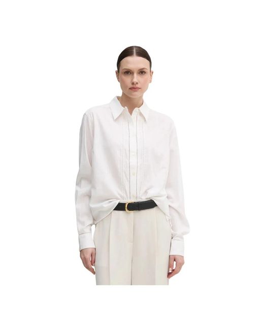 Mos Mosh White Button-Down Hemd