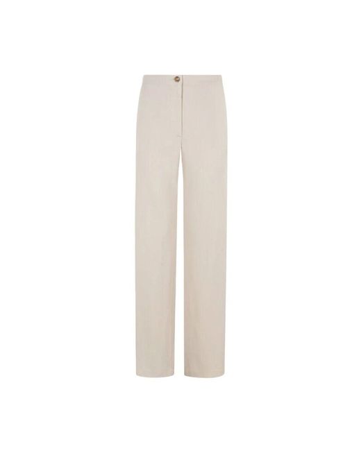 Seventy White Weite Bein Casual Hose