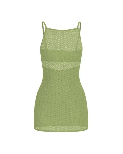 Guess Green Knitted Dresses