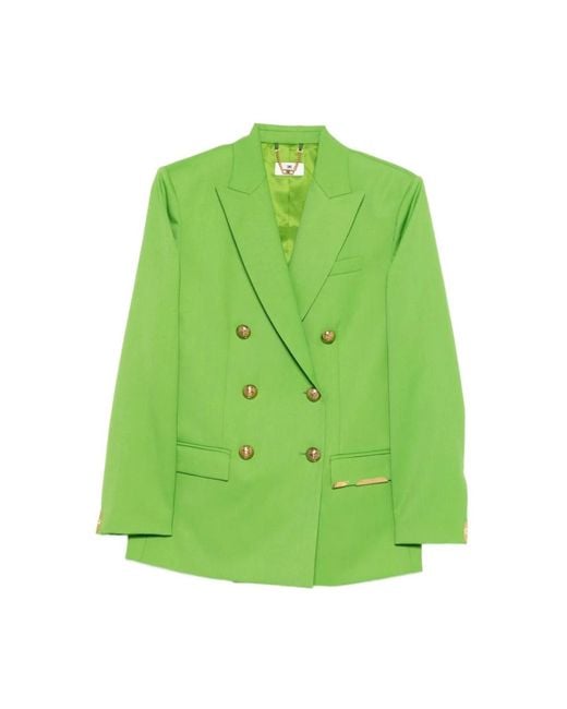 Elisabetta Franchi Green Blazers
