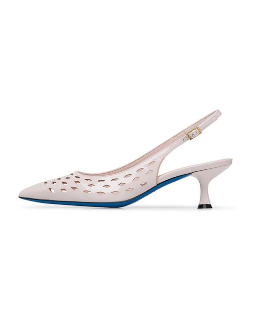 Loriblu Schoenen ,Roze ,Slingback in het White