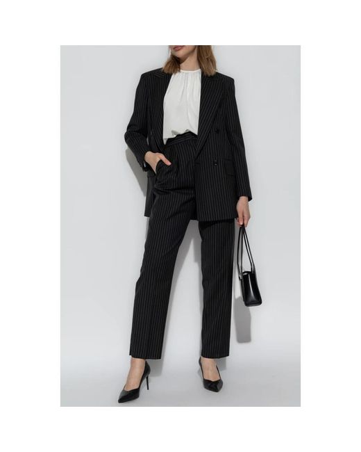 Max Mara Jassen ,Zwart ,Wol Blazer Mattia in het Black