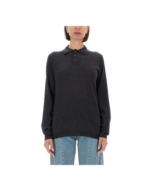 Maison Margiela Black Round-Neck Knitwear