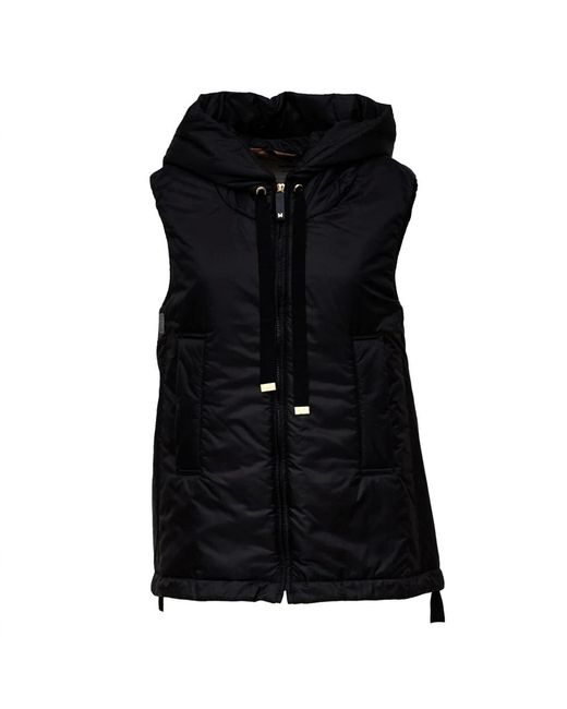 Max Mara Black Waistcoats