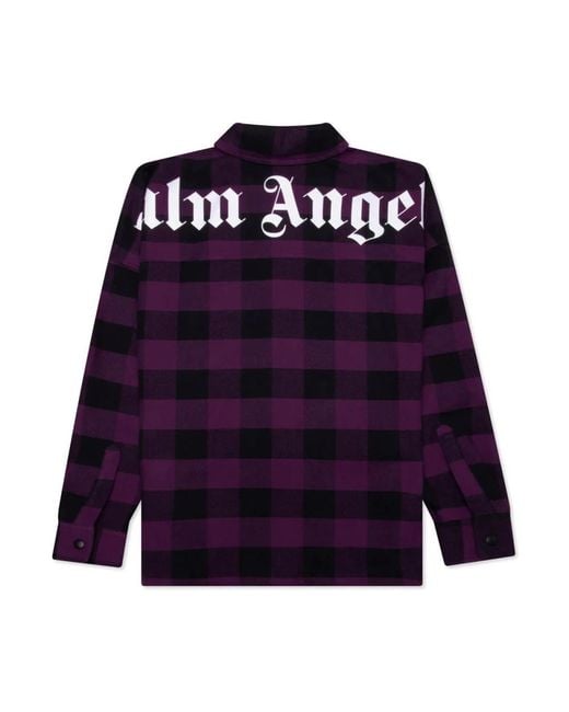 Palm Angels Purple Light Jackets for men