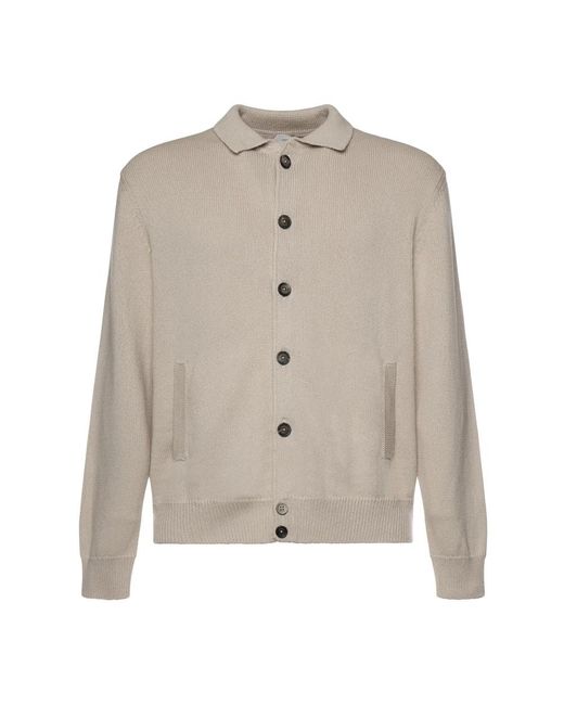 Cardigans Eleventy de hombre de color Natural