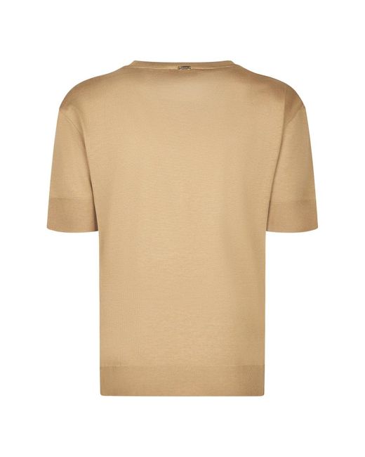 Herno Natural Round-Neck Knitwear
