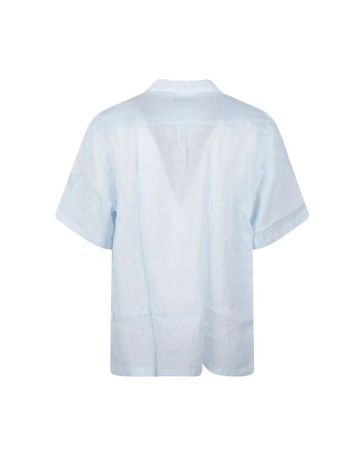 Altea Blue Short Sleeve Shirts for men
