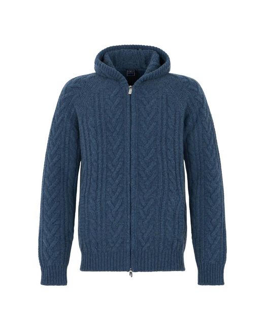 Cardigans Fedeli pour homme en coloris Blue