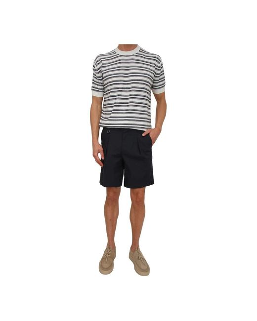 Paolo Pecora Black Casual Shorts for men