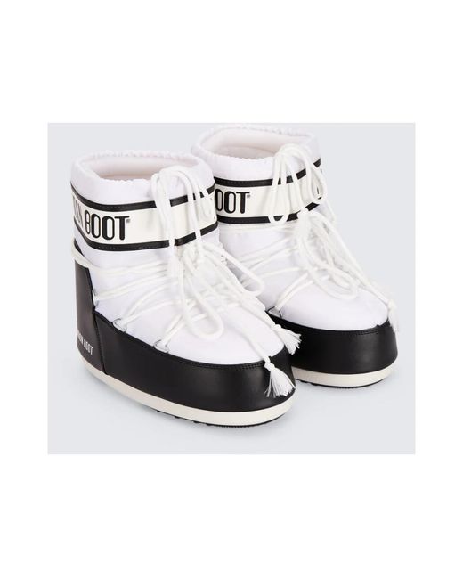 Moon Boot White Winter Boots