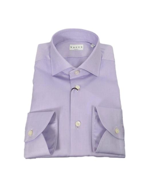Xacus Purple Formal Shirts for men