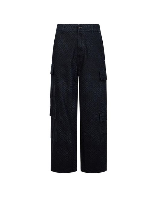 Casablanca Blue Wide Jeans for men