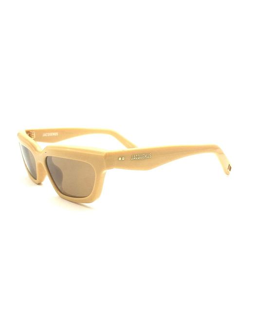 Jacquemus Yellow Acetate Sunglasses