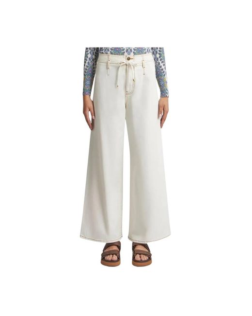 Wide Jeans Etro de color White