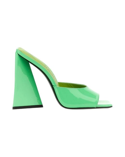 The Attico Green Schuhe