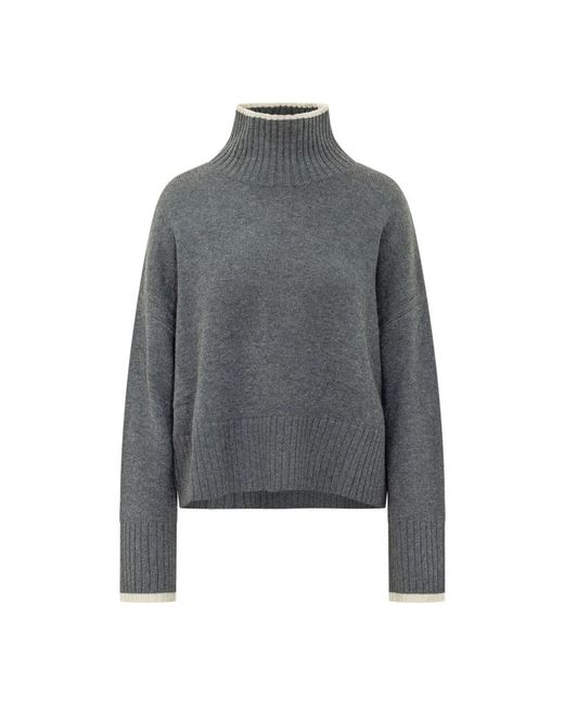 Pinko Gray Turtlenecks