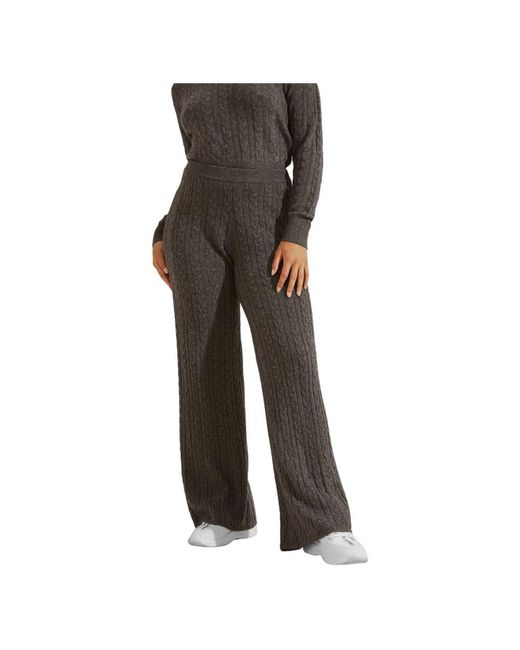 Guess Gray Wide Trousers