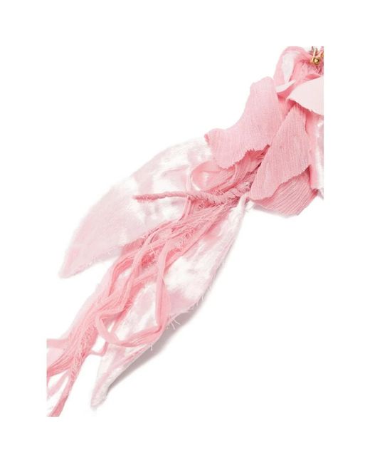 Alberta Ferretti Pink Orchideen-Brosche