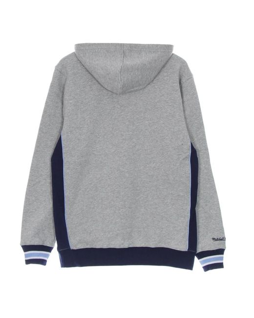Mitchell & Ness Hoodies & Sweatvesten ,Grijs ,Katoen Ncaa Pinnacle Heavyweight Fleece Hoodie in het Gray voor heren
