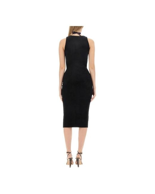 Philosophy Di Lorenzo Serafini Black Midi Dresses