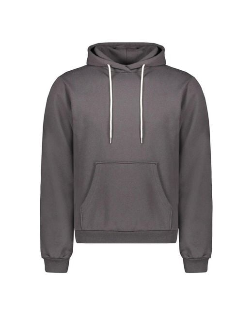 John Elliott Gerippter kapuzenpullover baumwollmischung in Gray für Herren