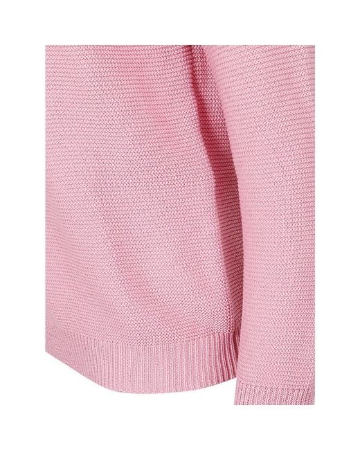 Weekend by Maxmara Pink Round-Neck Knitwear