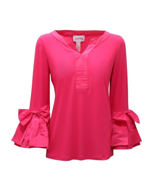 Joseph Ribkoff Overhemden ,Roze ,Dazzle Wo Blouse in het Pink