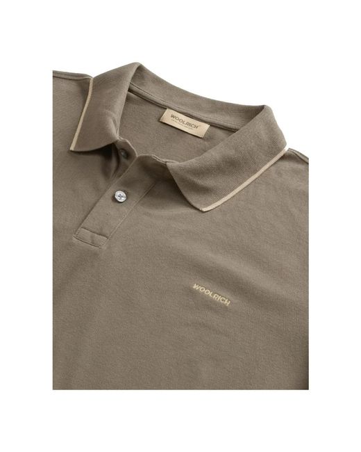 Woolrich Gray Polo Shirts for men