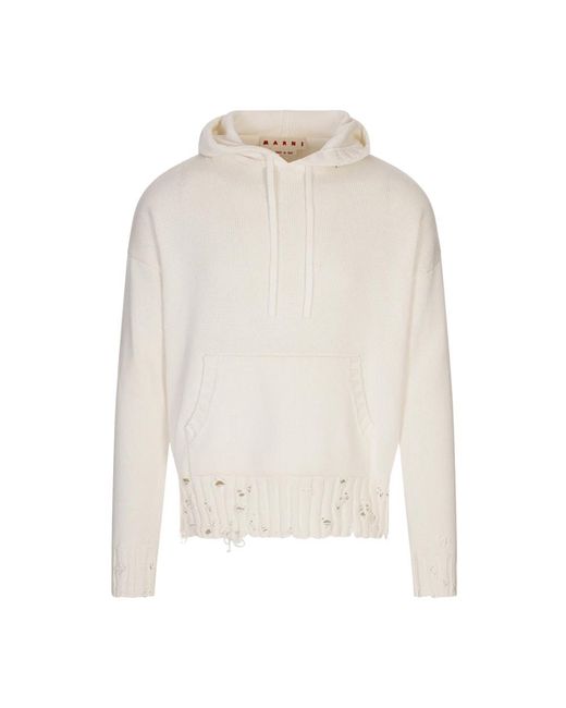 Hoodies Marni de hombre de color White