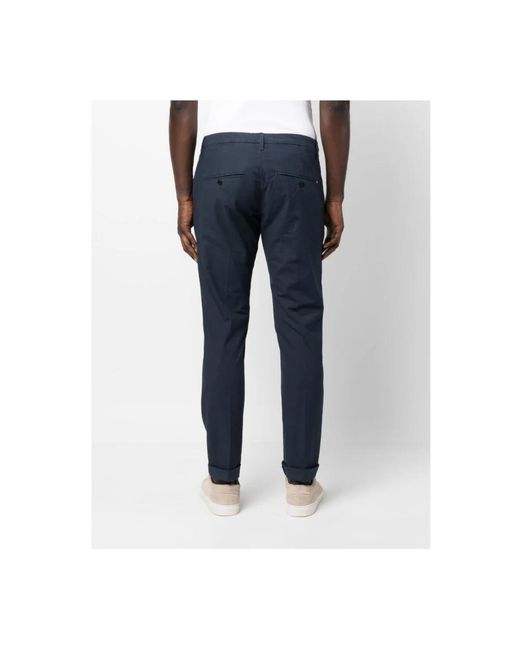 Dondup Broeken ,Blauw ,Katoen Pantalone Gaubert 894 Chinos in het Blue voor heren