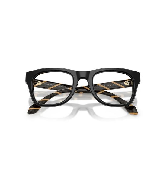 Giorgio Armani Black Glasses for men