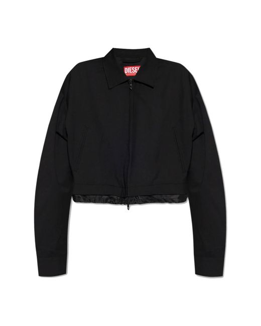 DIESEL Jassen ,Zwart ,Wol Jas J-Ting-Fem-R2 in het Black