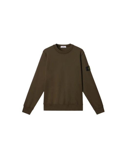 Stone Island Green Sweatshirts for men