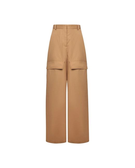 Stella McCartney Natural Wide Trousers