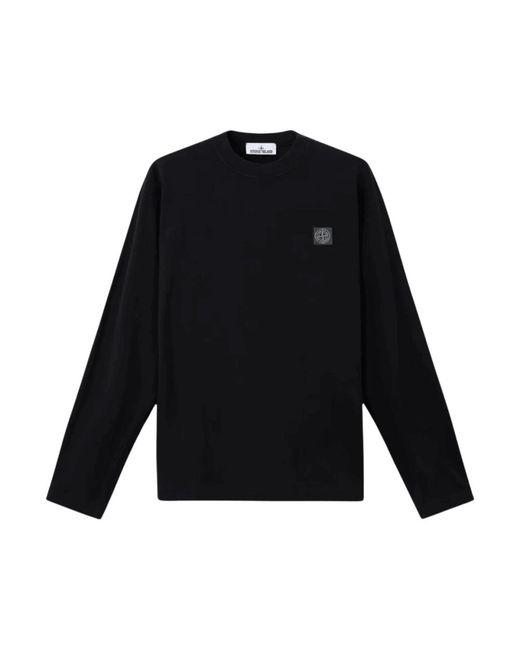 Long Sleeve Tops Stone Island de hombre de color Blue
