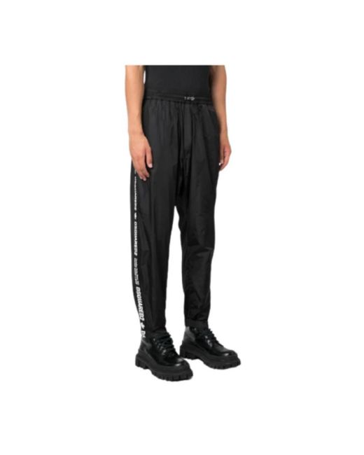 DSquared² Black Sweatpants for men