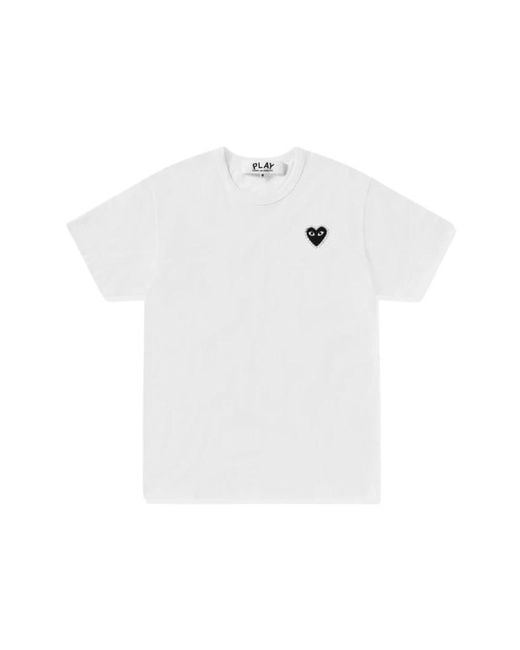 T-Shirts COMME DES GARÇONS PLAY de hombre de color White