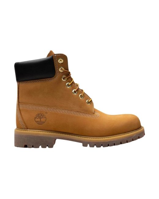 Timberland Brown Lace-Up Boots for men